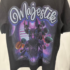 MAJESTIK T Shirts Loose fit 100% cotton