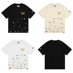 GALLERY DEPT T Shirts Ink-splatter style pure cotton casual wear