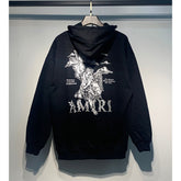 Amiri Hoodie High Street Fashion Prints