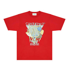 Casablanca T Shirts Street High-quality pure cotton