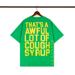 COUGH SYRUP T shirts High-quality pure cotton streetwear
