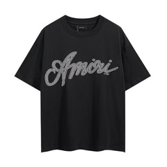 Amiri T Shirts Rhinestone