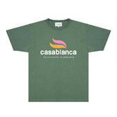 Casablanca T Shirts Street High-quality pure cotton