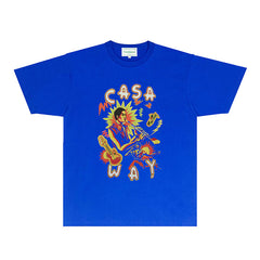 Casablanca T Shirts Street High-quality pure cotton