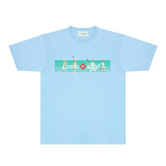 Casablanca T Shirts Street High-quality pure cotton