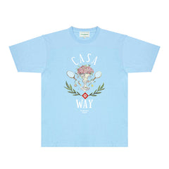 Casablanca T Shirts Street High-quality pure cotton