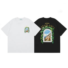 Casablanca T SHIRTS High-quality pure cotton streetwear
