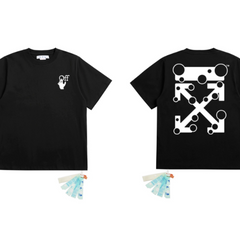 OFF WHITE T SHITRS High-quality 100% pure cotton streetwear