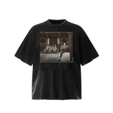 Unisex Vintage T Shirts Inhale courage, exhale fear ¡ª featuring Shaolin Kung Fu elements and a heavy-duty washed, distressed finish.