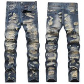 Mens Fashion Jeans damaged #027