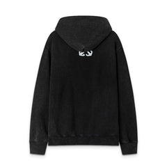 OW portrait oil painting pattern pullover hooded sweater