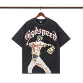 Godspeed T-Shirt Retro Fantasy Pattern