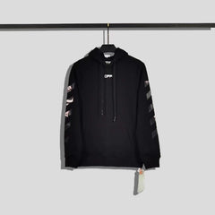 Off White hoodie Angel Wings Arrow Pattern Pullover Hood