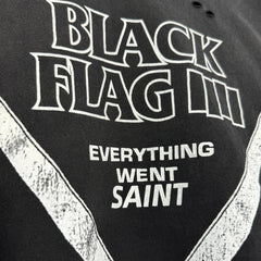 Unisex Vintage T Shirts Black Flag Short-Sleeve T-Shirt ¡ª featuring airbrushed graphics, hand-distressed detailing, and a vintage-style washed finish. Crafted from custom heavyweight, brushed fabric with a premium feel, and printed using high-qualit
