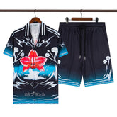Casablanca Beach Shirt & Shorts Set Casual Summer Vacation/Travel Wear (Sold Separately)