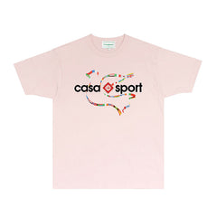 Casablanca T Shirts Street High-quality pure cotton