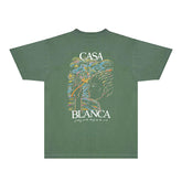 Casablanca T Shirts Street High-quality pure cotton