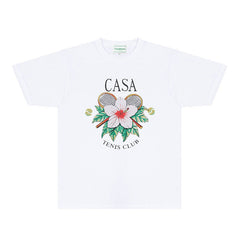 Casablanca T Shirts Street High-quality pure cotton