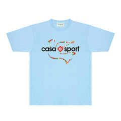 Casablanca T Shirts Street High-quality pure cotton