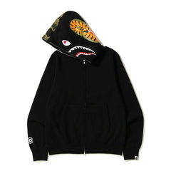 Bathing Ape Bape Hoodie Autumn and Winter Men's Cotton Hooded Sweater Fleece Jacket