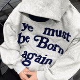 Unisex Vintage Hoodie CPFM01 Model # CPFM Ye Must Be Born Again