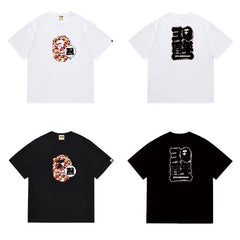 Bathing ape Bape T Shirts High-quality 100% cotton streetwear