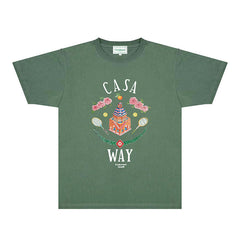 Casablanca T Shirts Street High-quality pure cotton