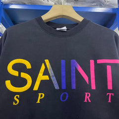 Saint Michael Printed Cotton Sweatshirt