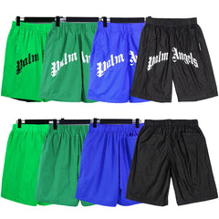 Palm Angels Shorts Mesh beach shorts