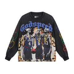 Godspeed Long Sleeved Shirt 260g pure cotton fabric