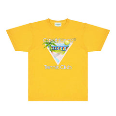 Casablanca T Shirts Street High-quality pure cotton