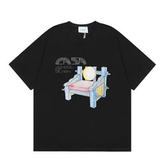 Casablanca T SHIRTS High-quality pure cotton streetwear