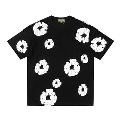 Denim Tears T Shirts Premium-quality puff print casual streetwear style