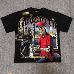 Godspeed T Shirts 100% pure cotton 260g fabric Streetwear fashion