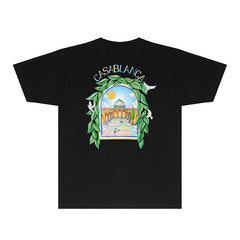 Casablanca T Shirts Street High-quality pure cotton