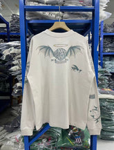 Saint Michael long sleeve shirts Premium-quality pure cotton streetwear for autumn