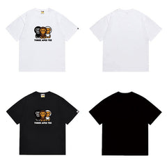 Bathing ape Bape T Shirts High-quality 100% cotton streetwear
