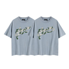 Amiri T Shirts Washed Series Entwined by vines