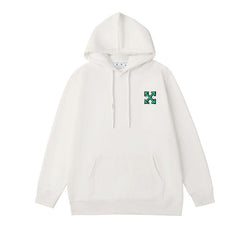 OW graffiti gradual change arrow pullover hooded sweater