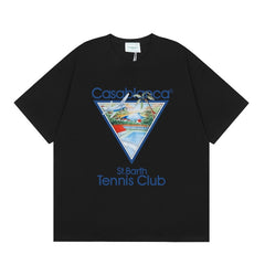 Casablanca T SHIRTS High-quality pure cotton streetwear
