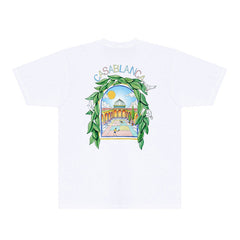Casablanca T Shirts Street High-quality pure cotton