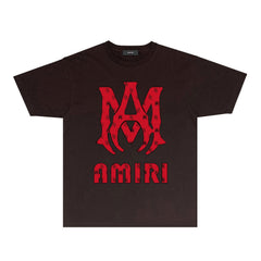 Amiri T Shirts Printed Trendy Pure Cotton