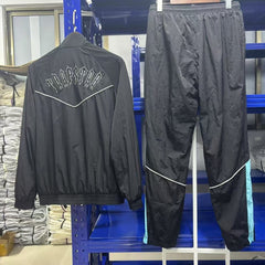 Trapstar Jacket & Sweatpants Two-Piece Set – High-Quality Casual Embroidered Set