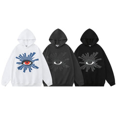 HOUSE OF ERRORS Hoodie High-quality pure cotton "Big Eye" high-street apparel 380g Pure Cotton French Terry