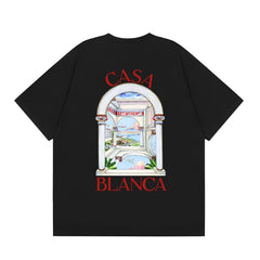 Casablanca T SHIRTS High-quality pure cotton streetwear