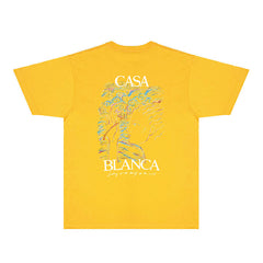 Casablanca T Shirts Street High-quality pure cotton
