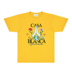 Casablanca T Shirts Street High-quality pure cotton