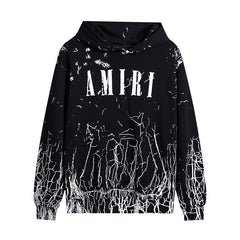 Amiri Hoodie Linear cracking