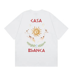 Casablanca T SHIRTS High-quality pure cotton streetwear