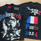 Godspeed T Shirts 260g pure cotton fabric